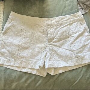 White Eyelet Women’s Shorts